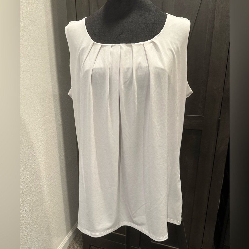Covington Classic White Tank Top